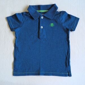 joe fresh blue cotton polo t-shirt 18-24 months baby boy